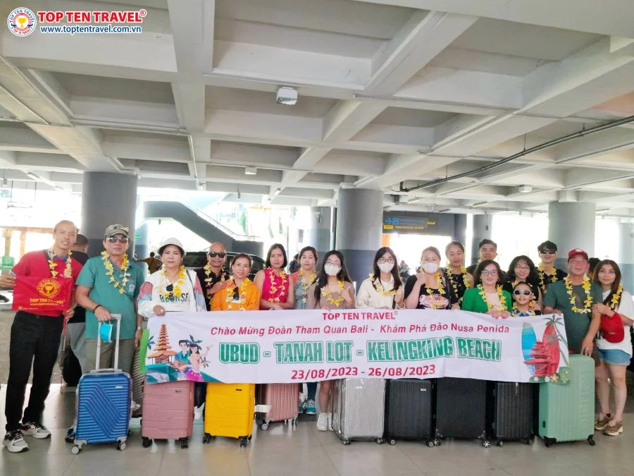 Chuyến tham quan Bali theo tour tại nhà Top Ten Travel