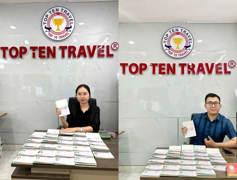 Top Ten travel là đơn vị hỗ trợ xin visa châu âu với tỷ lệ đậu gần như tuyệt đối