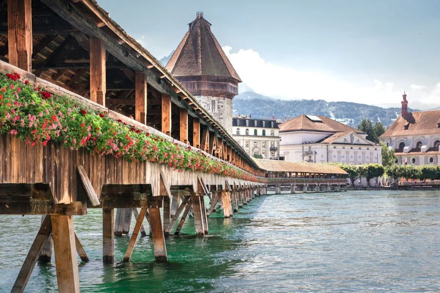 Lucerne được biết đến với rất nhiều cảnh quan thiên nhiên đẹp đắm say lòng người