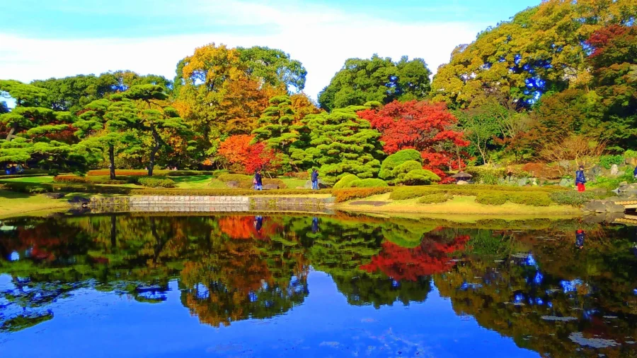 Bước chân vào khuôn viên Hoàng cung Tokyo, du khách như lạc bước vào một thế giới hoàn toàn khác biệt