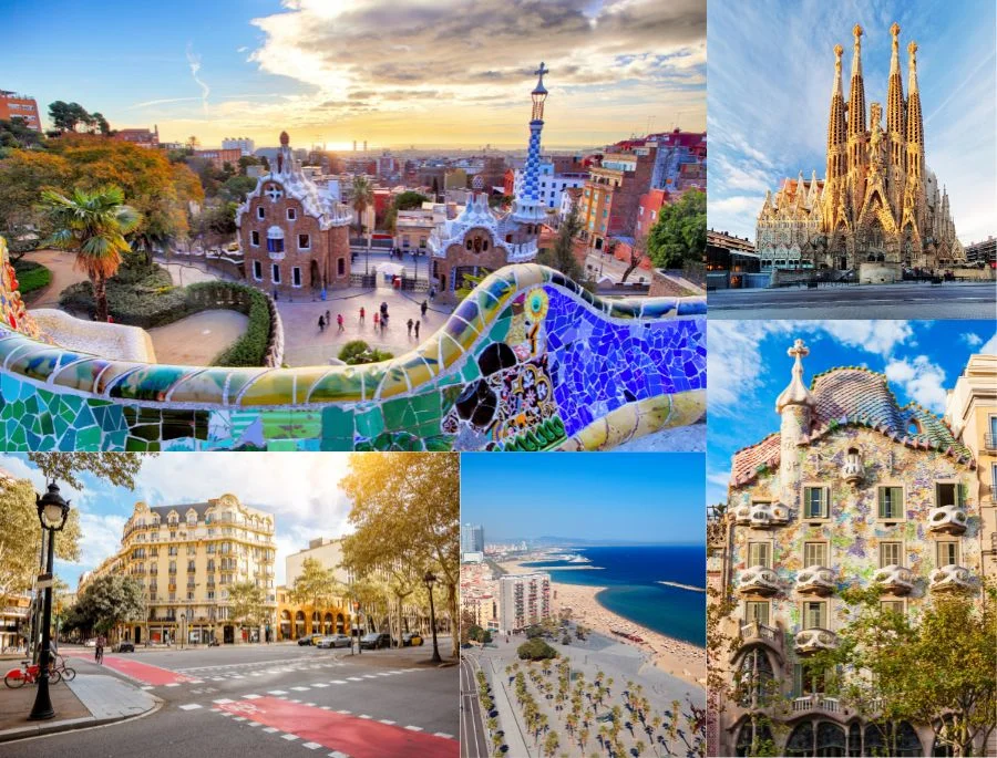 Thành phố Barcelona là cái nôi của rất nhiều các công trình kiến trúc nổi tiếng