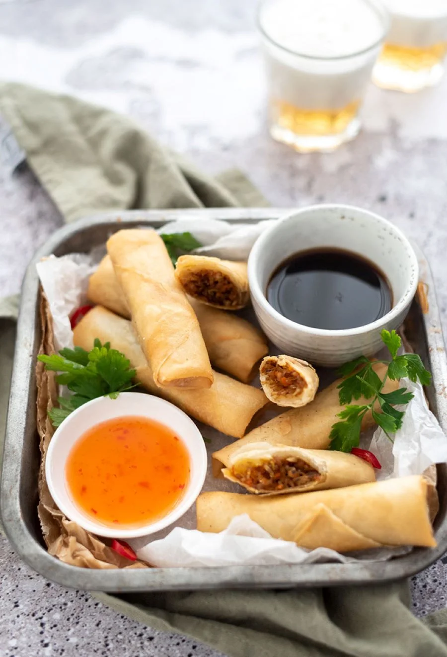 Vietnamese Loempia là một món ăn đặc biệt vì nó khá giống món chả giò của Việt Nam