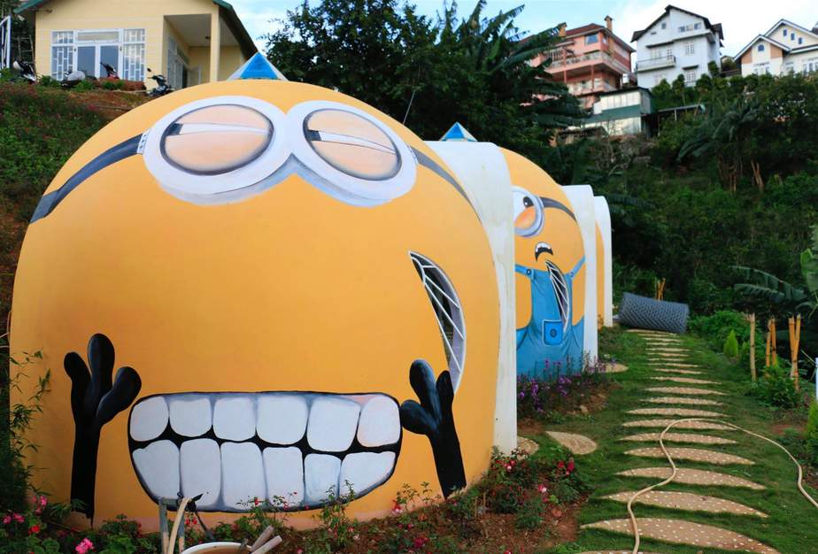 Đại bản doanh Minion 50 sắc thái siêu xinh ở Đà Lạt Đại bản doanh Minion 50 sắc thái siêu xinh ở Đà Lạt