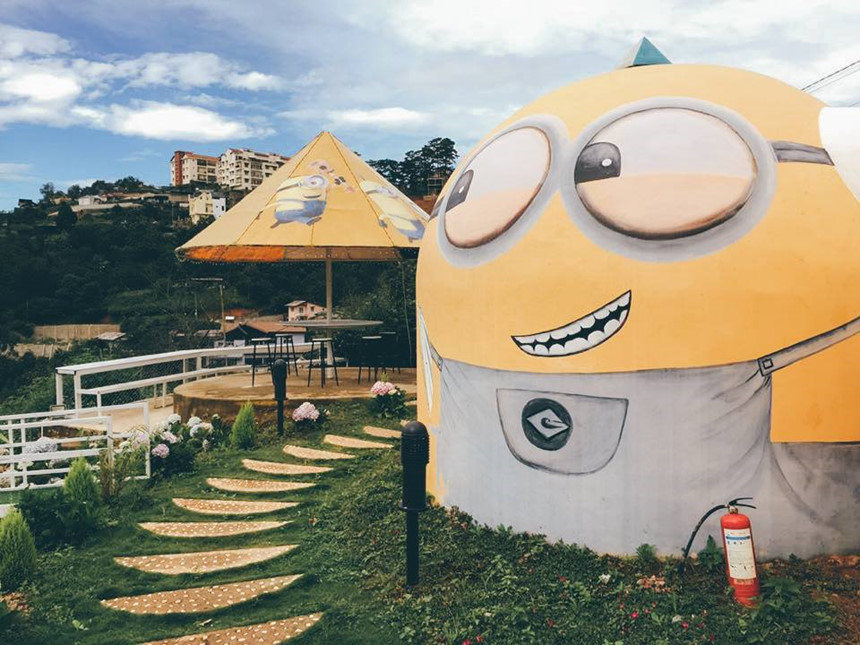 Đại bản doanh Minion 50 sắc thái siêu xinh ở Đà Lạt Đại bản doanh Minion 50 sắc thái siêu xinh ở Đà Lạt