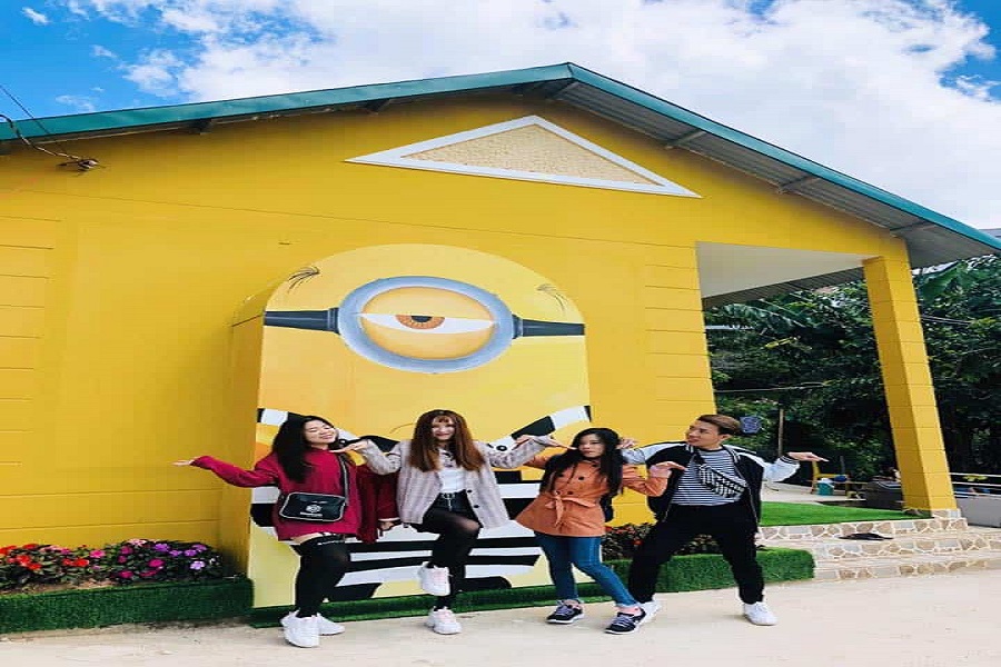 Đại bản doanh Minion 50 sắc thái siêu xinh ở Đà Lạt Đại bản doanh Minion 50 sắc thái siêu xinh ở Đà Lạt
