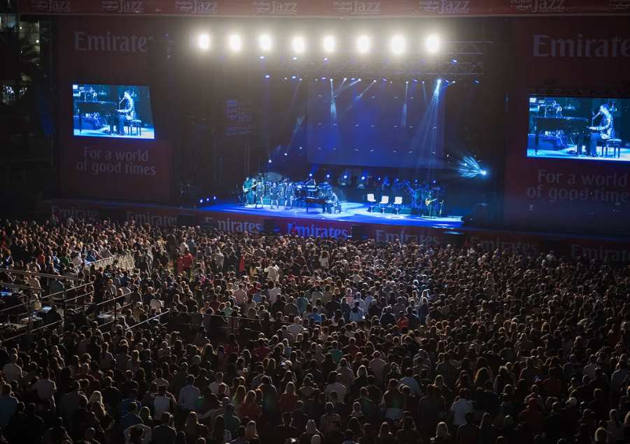 Lễ hội Dubai International Jazz Festival thu hút hàng triệu lượt du khách ghé thăm mỗi năm