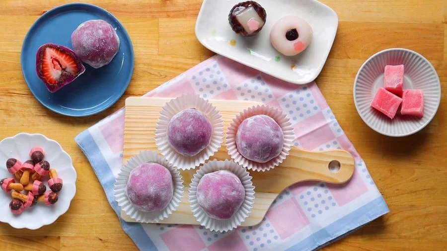 Những chiếc bánh Mochi xinh xắn cực kỳ phổ biến và được yêu thích ở Nhật Bản