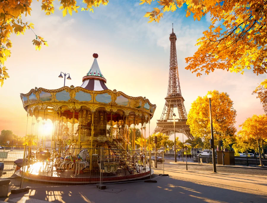 Paris chìm đắm trong sắc vàng quyến rũ của những hàng cây thay lá