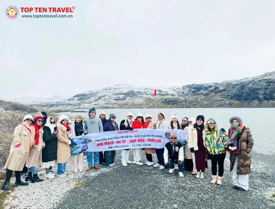 Đoàn Khách Top Ten Travel trong hành trình khám phá các quốc gia Bắc Âu