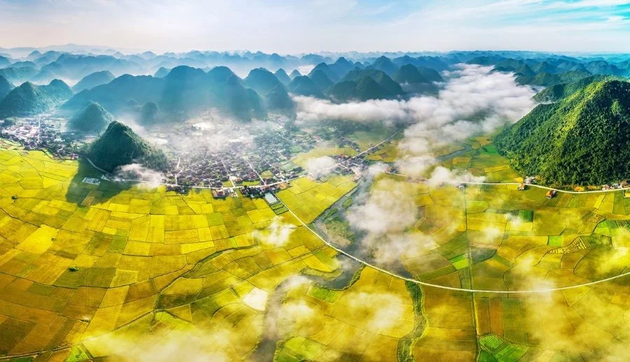 Khám phá khung cảnh tuyệt đẹp mùa lúa chín tại Bắc Sơn