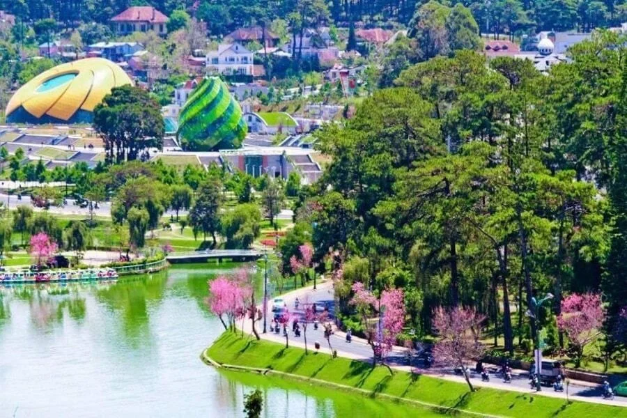 Cảnh quan lãng mạn của Đà Lạt phù hợp cho các cặp đôi