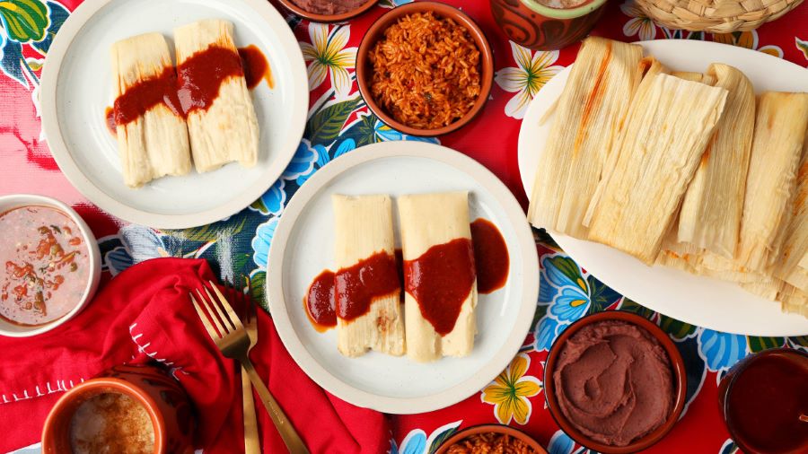 Món bánh Tamales tuy đơn giản nhưng lại không kém phần thơm ngon hấp dẫn