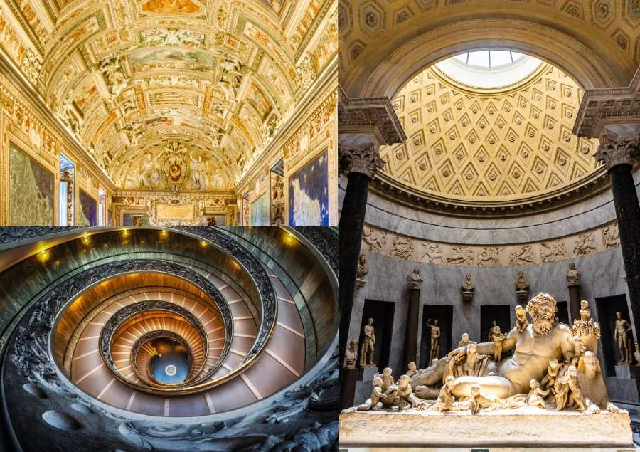 Thiết kế độc đáo bên trong Bảo tàng Vatican