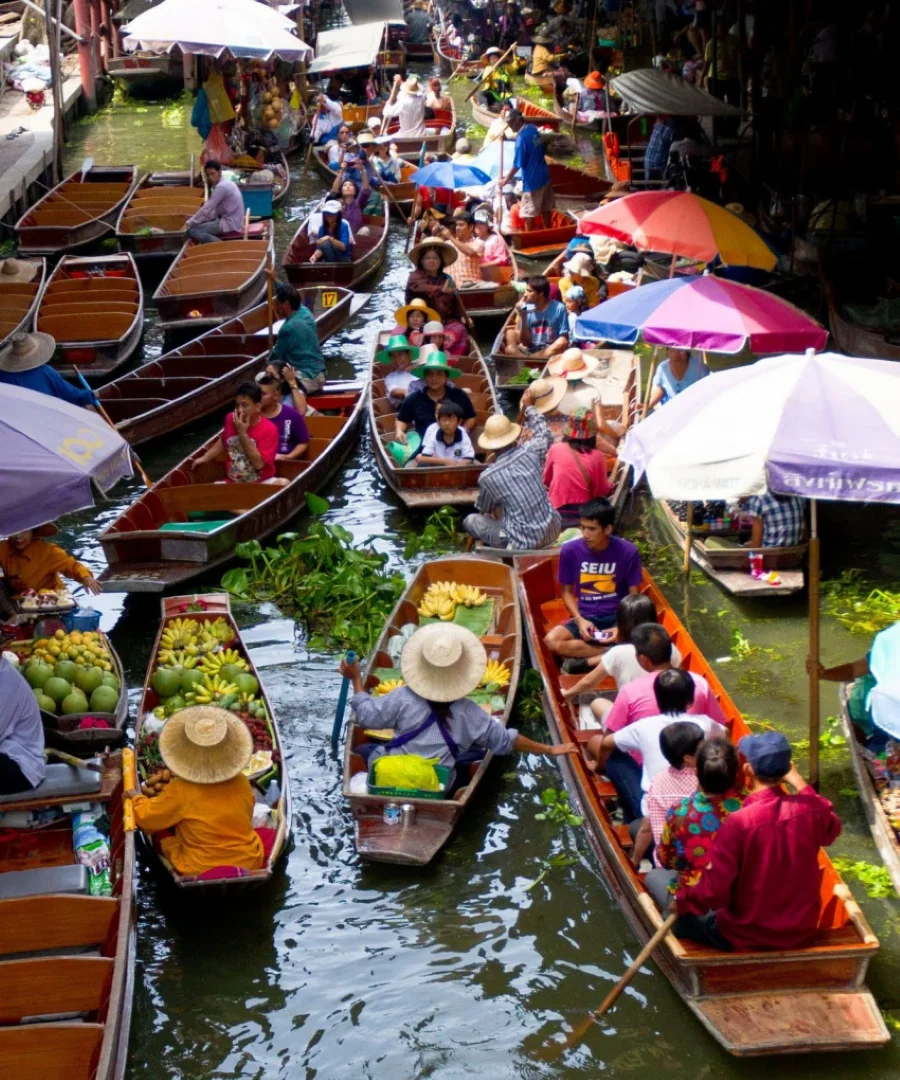 Chợ Nổi Bang Nam Pheung là một điểm đến lý tưởng mà bạn không thể bỏ qua nếu muốn khám phá văn hoá tại Xứ sở chùa vàng này