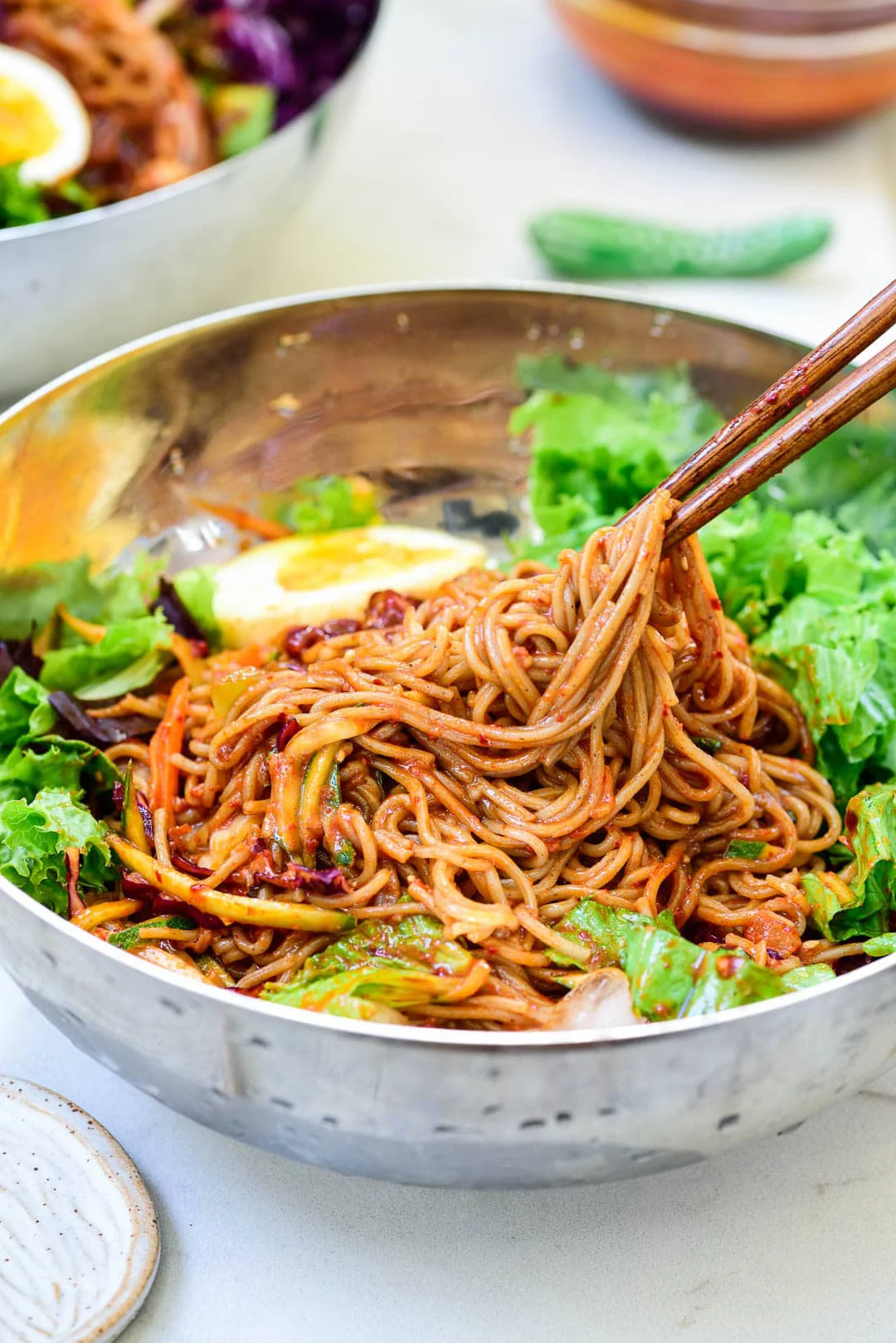 Mì trộn rau cay - Nét tinh tế của ẩm thực Hàn Quốc
