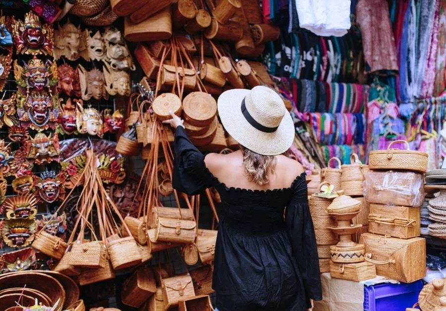 Phong cách chủ đạo ở chợ nghệ thuật Ubud mang hơi hướng vintage cực kỳ ấn tượng
