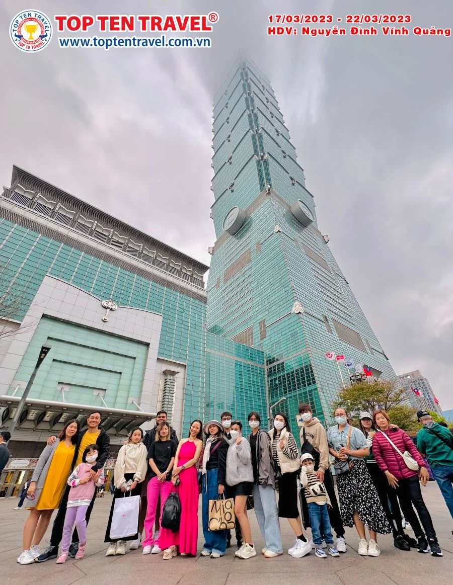 Đoàn khách Top Ten Travel tham quan, khám phá Đài Loan