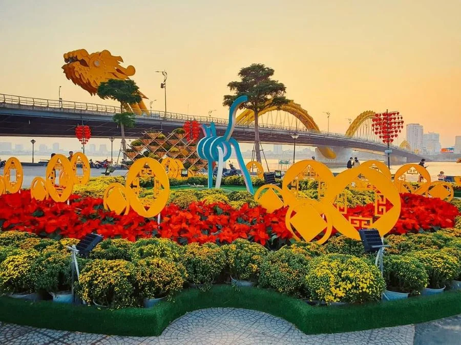Đà Nẵng ngập tràn sắc hoa vào những ngày đầu năm mới