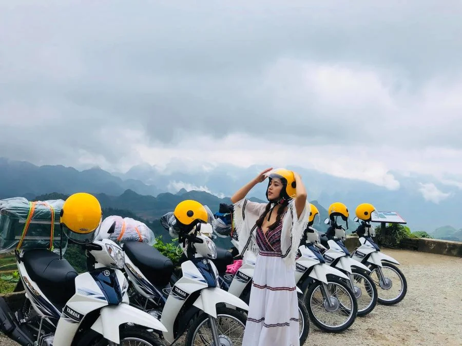 Xe máy là lựa chọn tiện lợi cho du khách trong quá trình di chuyển