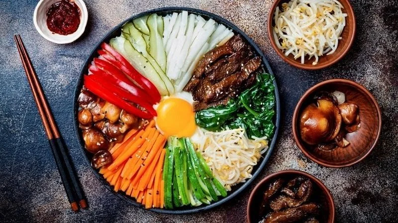 Cơm trộn- món ăn đặc sản Hàn Quốc