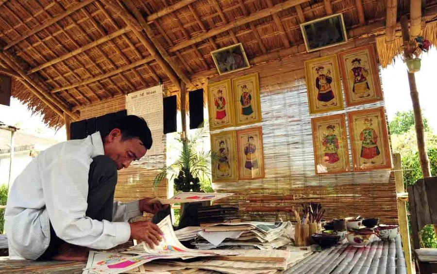 Các bức tranh vẽ vô cùng độc đáo