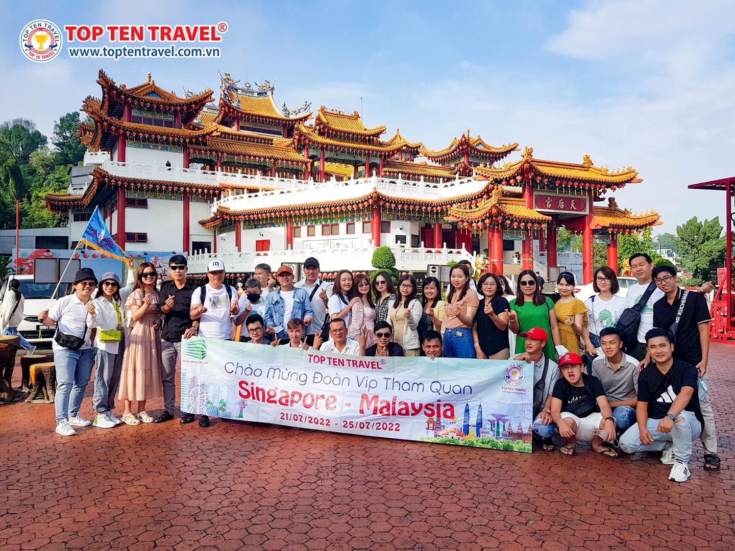 Tour Singapore - Indonesia - Malaysia của Top Ten Travel