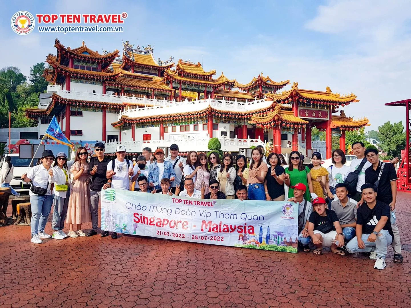 Tour Singapore - Indonesia - Malaysia của Top Ten Travel
