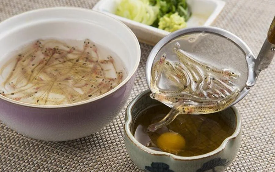 Shirouo no Odorigui là một món ăn độc đáo tại Nhật Bản