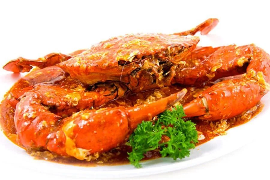 Cua sốt ớt - món ăn nổi tiếng tại Singapore