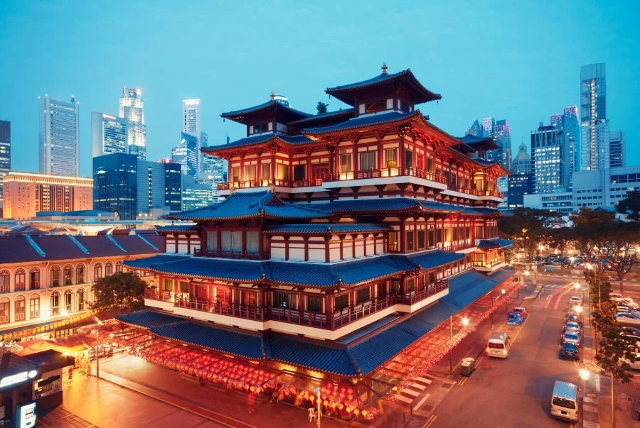 China Town tại Singapore lộng lẫy