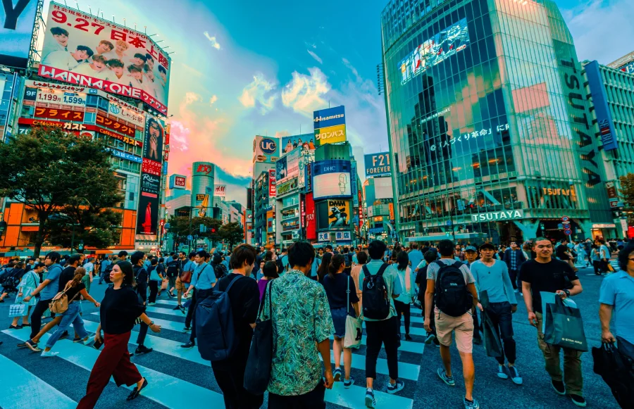 Giao lộ Shibuya là một trong những địa điểm 