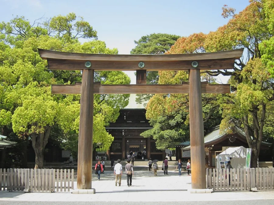 Đền Meiji, một trong những ngôi đền Shinto quan trọng nhất ở Nhật Bản