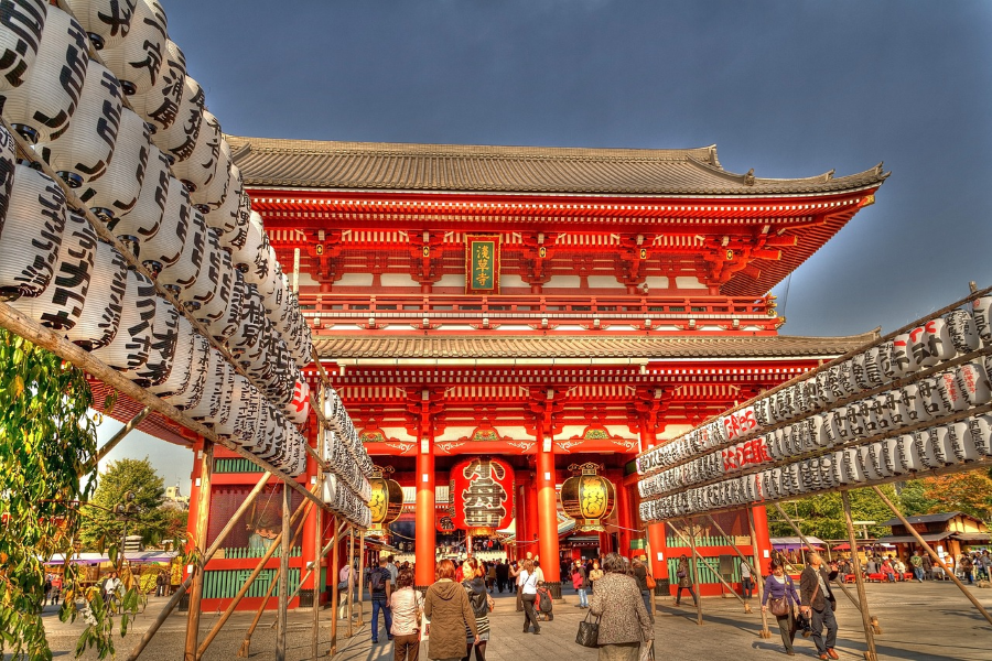 Đền Sensoji là một trong những biểu tượng văn hóa của Nhật Bản