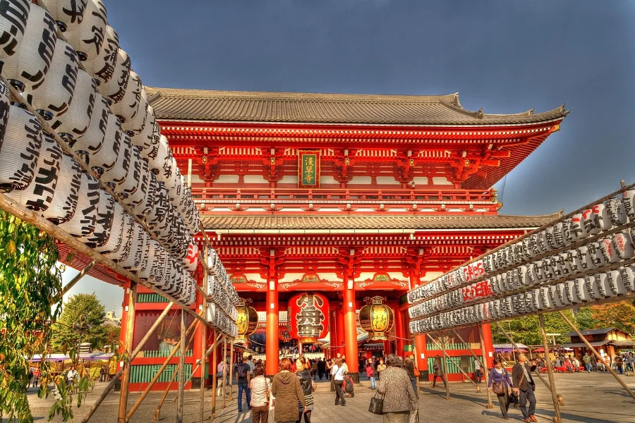 Đền Sensoji là một trong những biểu tượng văn hóa của Nhật Bản