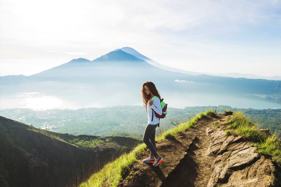 Vẻ đẹp hùng tráng giữa đại ngàn núi rừng của ngọn núi Batur để lại những ấn tượng khó phai trong lòng du khách