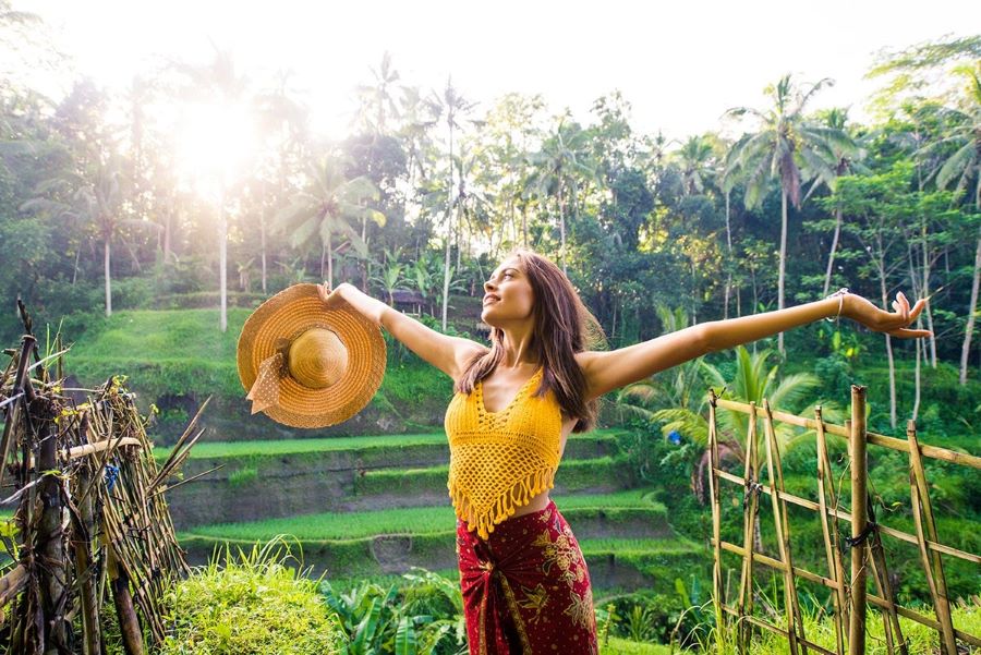 Khung cảnh vừa bao la, hùng vĩ vừa nên thơ, lãng mạn tại Ruộng bậc thang Tegalalang
