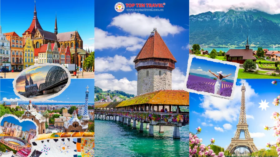 Hành trình du lịch 3 nước Châu Âu&nbsp;của Top Ten Travel luôn mới lạ và hấp dẫn