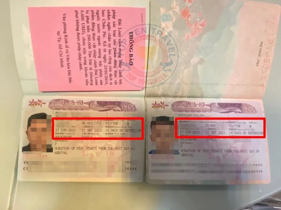  Top Ten là đơn vị hỗ trợ xin rất nhiều visa du lịch Đài Loan
