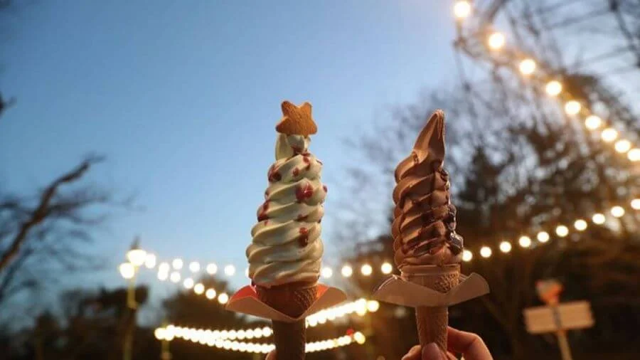 Thưởng thức ẩm thực là một trong những trải nghiệm thú vị tại Lễ hội hoa Tulip Everland Hàn Quốc