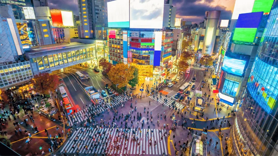 Ngã tư Shibuya là một trong những điểm đến không thể bỏ qua khi đi du lịch Tokyo
