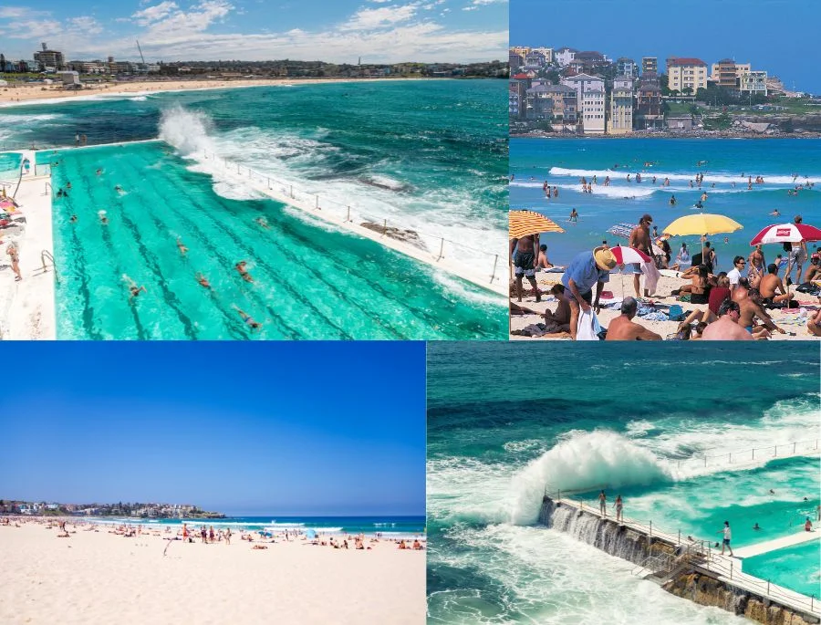 Mỗi khi mùa hè đến, bãi biển Bondi lại thu hút lượng lớn khác du lịch tới tham quan và vui chơi