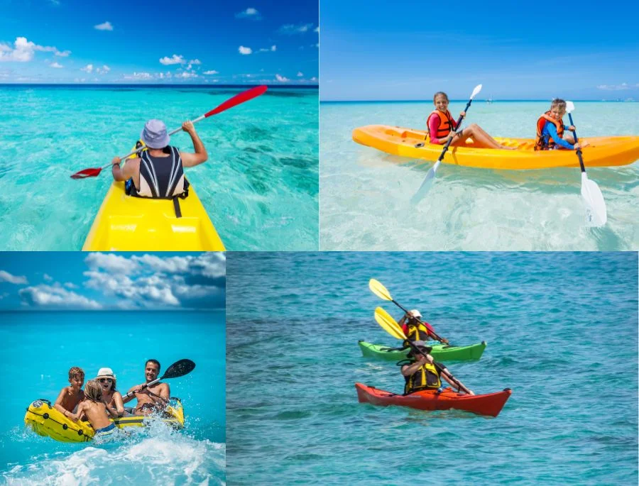 trải nghiệm chèo thuyền Kayak trên Biển Bondi 