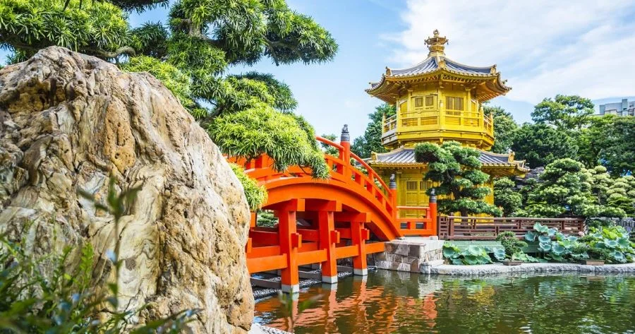 Khu vườn Nan Lian sở hữu cảnh sắc thiên nhiên tươi đẹp hữu tình