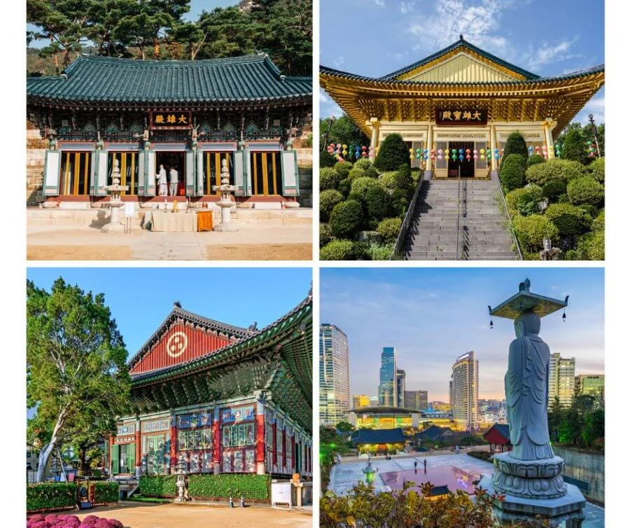 Seoul không chỉ nổi tiếng với những tòa nhà chọc trời hiện đại mà còn ẩn chứa vẻ đẹp trầm mặc của những ngôi chùa cổ kính