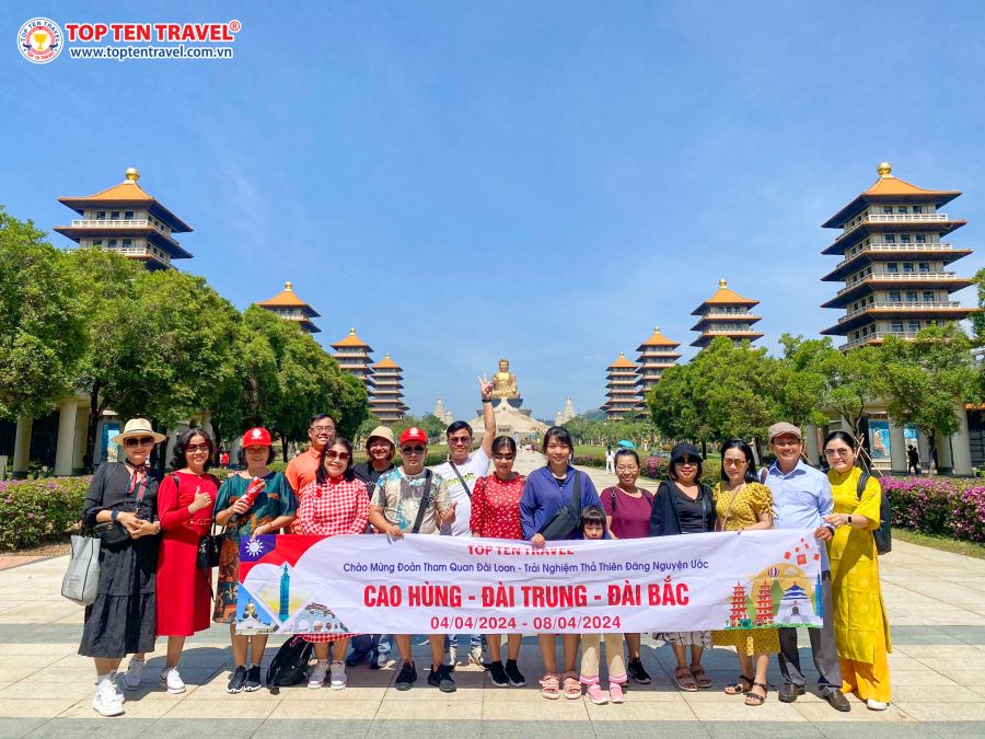 Cao Hùng thu hút du khách bởi những ngôi chùa linh thiêng, cổ kính