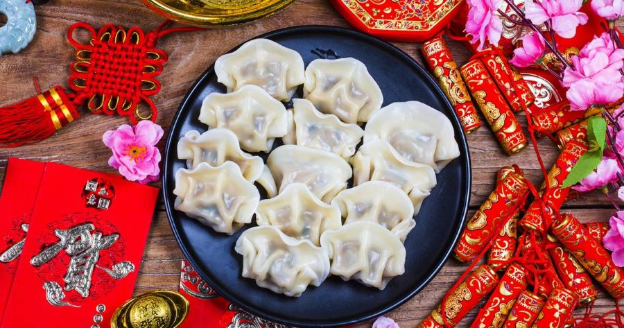 Bánh há cảo ngày Tết tượng trưng cho một năm mới sung túc và thịnh vượng