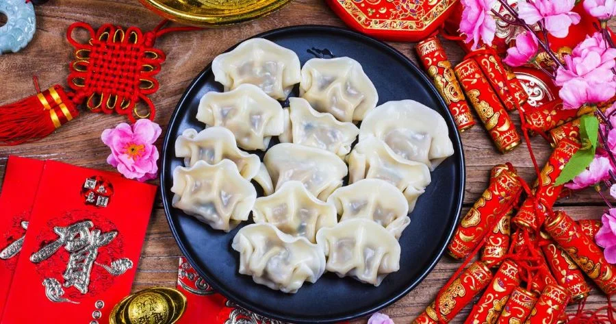 Bánh há cảo ngày Tết tượng trưng cho một năm mới sung túc và thịnh vượng