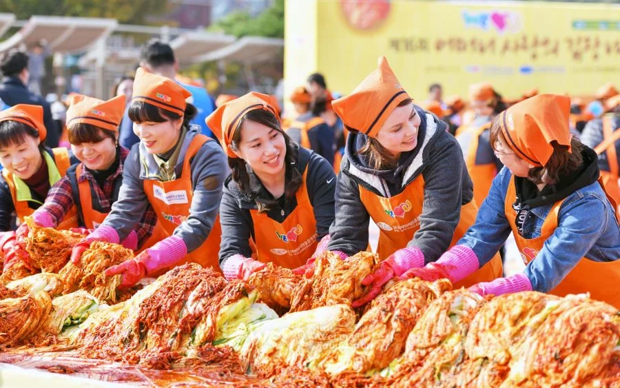 Không khí tưng bừng và rộn ràng tại Lễ hội văn hóa Kim chi Thế giới Gwangju