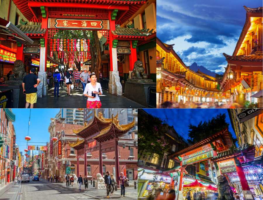 China Town là một khu phố người hoa lớn nhất ở Úc với thiết kế độc đáo