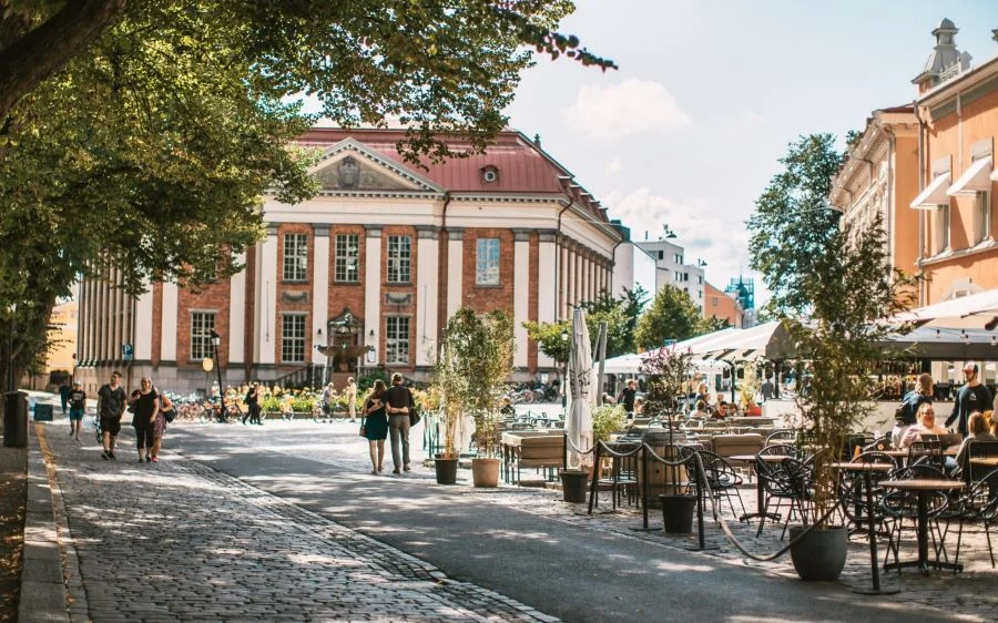 Cảnh vật Turku luôn khoác lên mình dáng vẻ cổ kính và trầm mặc xa xôi